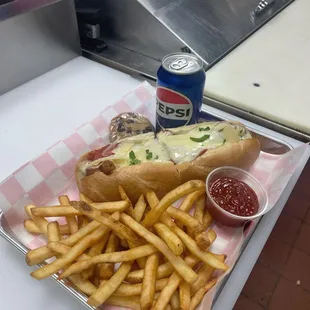 Chicken parmigiana sub boxe