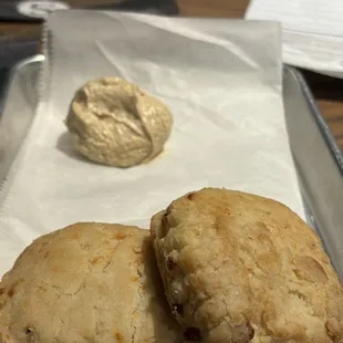 Biscuits and cinnamon butter were delicious!
