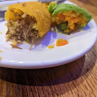 Beef and veggie empanada middles!