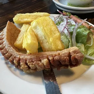 Chicharron with Yuca