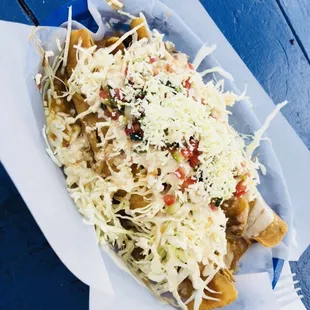 Tacos catrachos