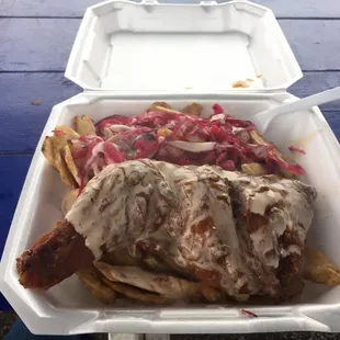 Pollo Con Tajadas