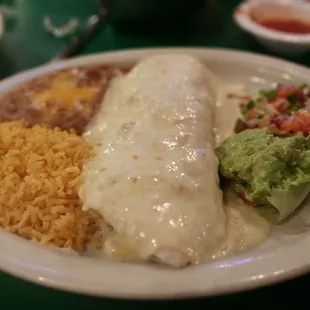 Steak fajita burrito.  AMAZING!