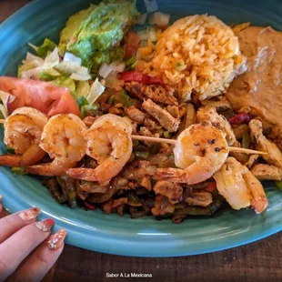 a plate of food