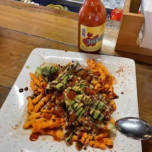 Cheetos and  ceviche