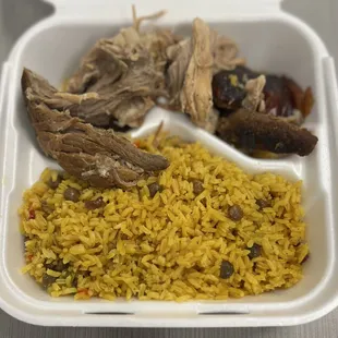 Yellow Rice and Pork