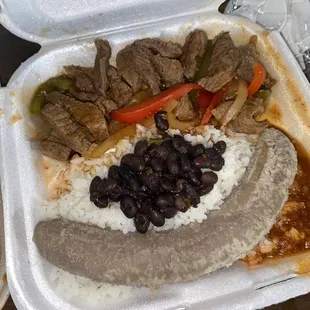 Bistec Salteada Guineo