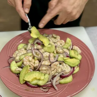 The chef in action