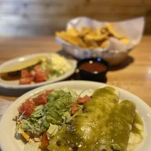 My combo lunch, beef burrito, chalupa, enchilada and taco | Sabor a Mexico | Brandon FL | April 13, 2021