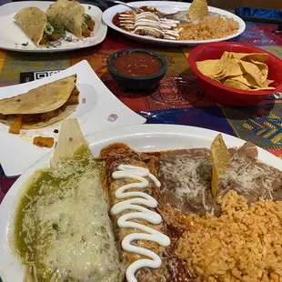 Shredded Beef Enchiladas