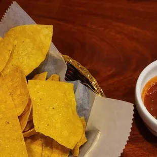 Chips and salsa.