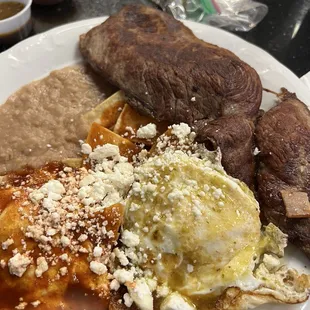 Steak Chiliques divorced yummy