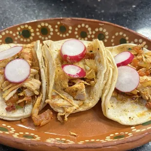 Chicken tacos