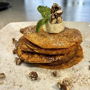 Deliciosos pancakes  de Pumpkin  spice