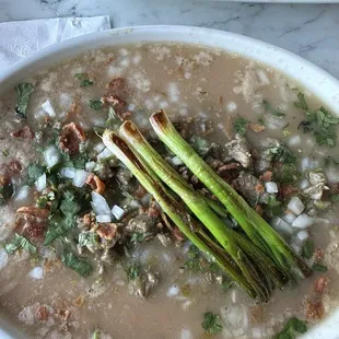 Carne en su jugo, the bacon was so delicious and crispy