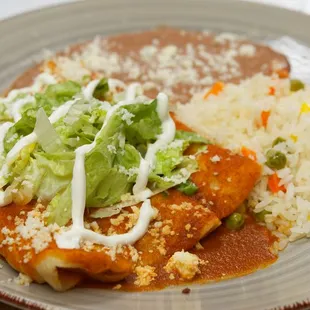 Enchiladas rojas