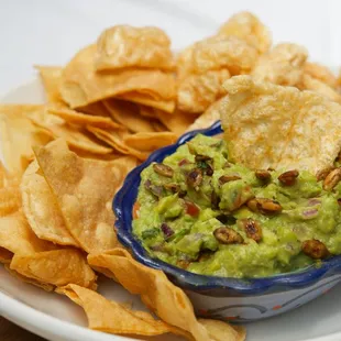 Guacamole - served with chicharron &amp; chips