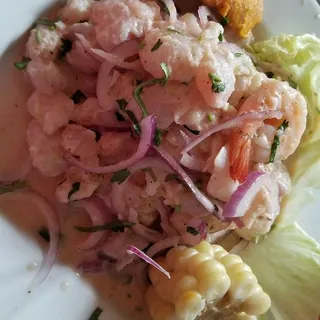 Ceviche De Pescado Y Camaron