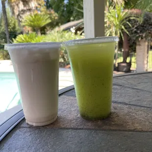 Horchata and Agua Verde