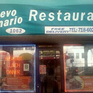 the front of a restaurant
