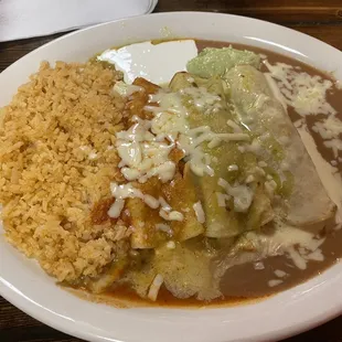 Enchiladas Supremas Plate is