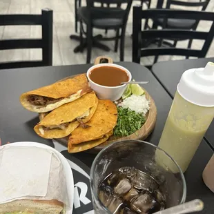 Quesadillas Birria Tacos