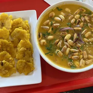 Our Ecuadorian ceviche, also known as "ceviche de camarones" or shrimp ceviche, is our popular seafood dish served during special events.