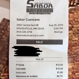 New location info and some prices