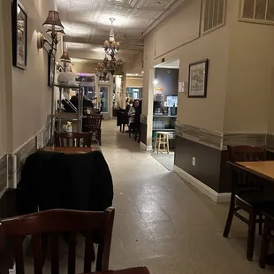 My table compared to rest of the restaurant.