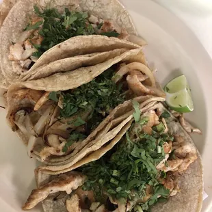 3 Chicken Tacos