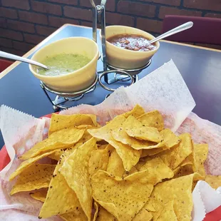LOTS of chips with salsa