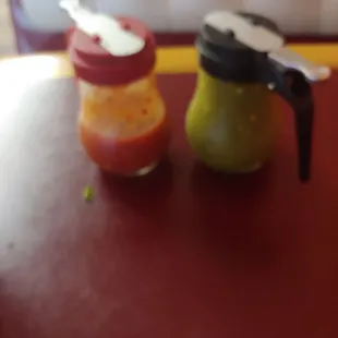 Green salsa was so good I didn't even try the red.