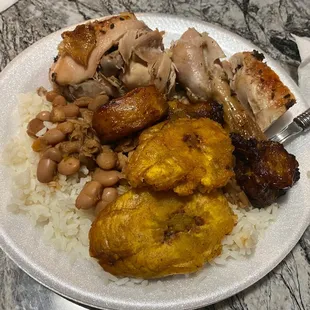 a plate of food