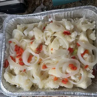 Yuca al mojo (catering)