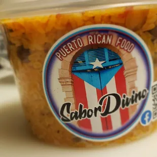 a container of sabor divino
