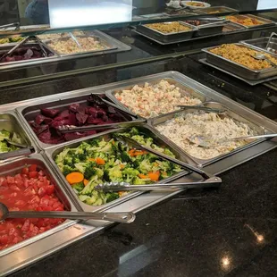 interior, salads