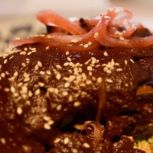 Pork shank mole