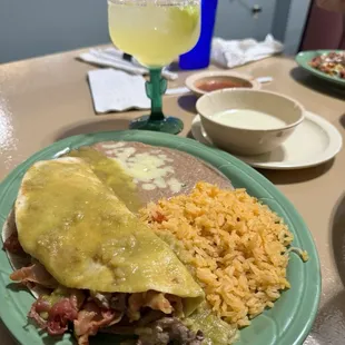 Quesadilla chica w/ verde sauce