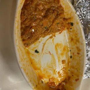 1/3 of the queso flameado that we asked the server to save for the chips, and not place in tortillas