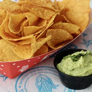Chips and small guac!