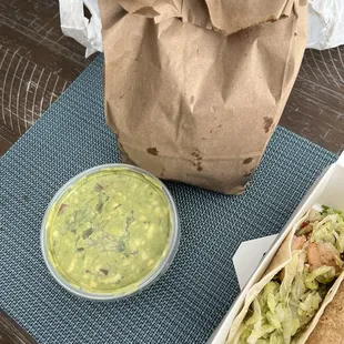 The guac and chips