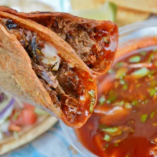 Quesabirria is offered limited locations, Indian Trail is one.