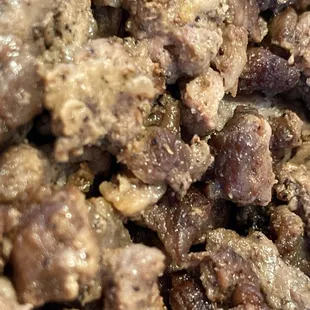 PERFECTLY seasoned steak