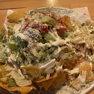 Chorizo nachos
