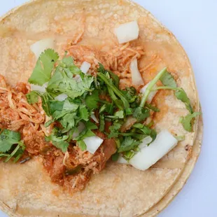 Shredded Chicken Taco