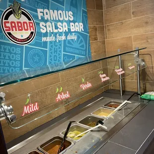 Salsa Bar | IG @Kurlykonnoisseur