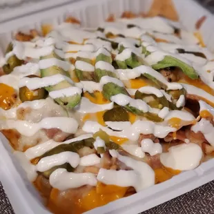 Home Chicken nachos!