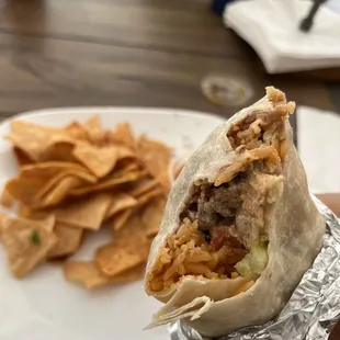 Carne asada burrito