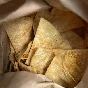 Side of fresh made chips!