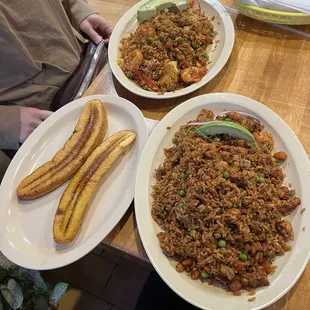 Ecuadorian Arroz mixta &amp; Arroz chaufa = fried rice